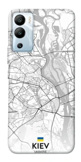 Чохол на Infinix Hot 12i Kiev white map фото 1 з 1