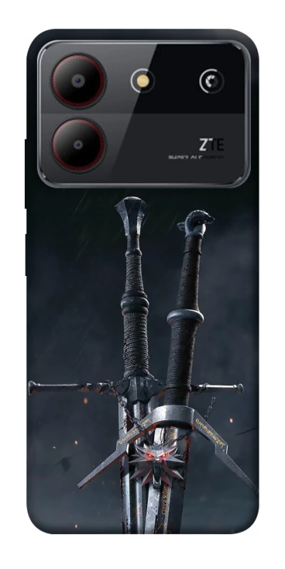 Чохол на ZTE Blade A54 4G Мечі Ведьмака фото 1 з 1