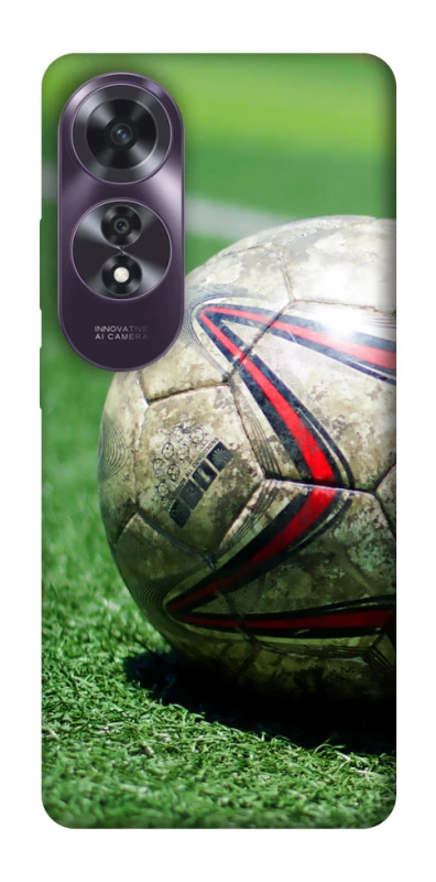 Чехол на Oppo A60 Мяч на газоне фото 1 из 1