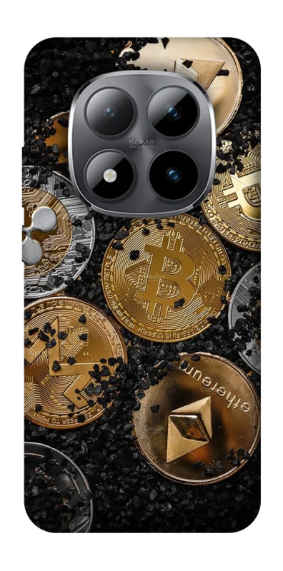 Чехол на Xiaomi Redmi Note 15 Pro 5G Many coins v2 фото 1 из 1