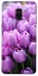 Чехол на Samsung A530 Galaxy A8 (2018) Фиолетовые тюльпаны фото 1 из 1