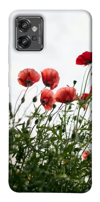 Чехол на Motorola Moto G32 Поле маков фото 1 из 1