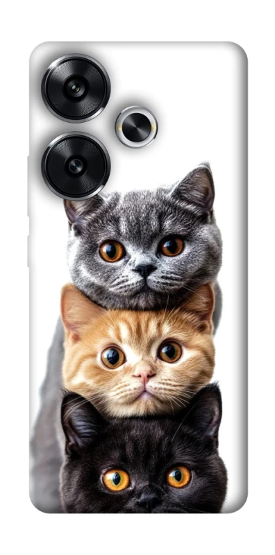 Чохол на Xiaomi Poco F6 Гарні котики фото 1 з 1