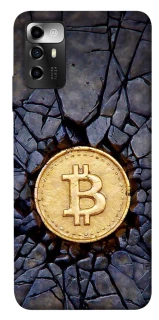 Чохол на ZTE Blade V40 Vita Bitcoin cracks фото 1 з 1