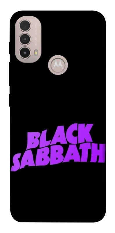 Чохол на Motorola Moto E40 Black Sabbath logo ver.1 фото 1 з 1
