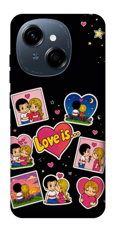 Чехол на TECNO Spark Go 1 Love is фото 1 из 1