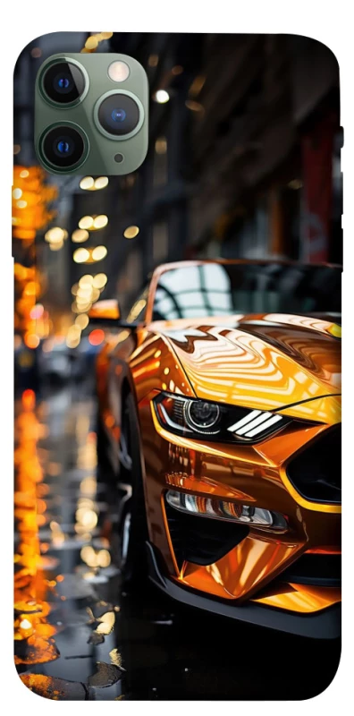 Чохол на Apple iPhone 11 Pro Max (6.5") Golden sports car фото 1 з 1