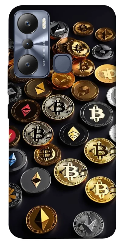 Чехол на Infinix Hot 20i Many coins фото 1 из 1