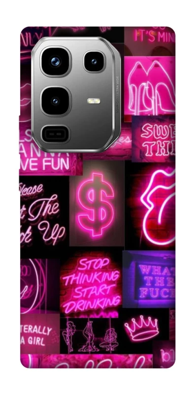 Чехол на Infinix Note 50 Pro Hot collage ver.9 фото 1 из 1