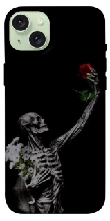 Чехол на Apple iPhone 15 Plus (6.7") Skeleton vs Rose фото 1 из 1