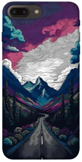 Чехол на Apple iPhone 7 plus / 8 plus Нарисованные горы фото 1 из 1