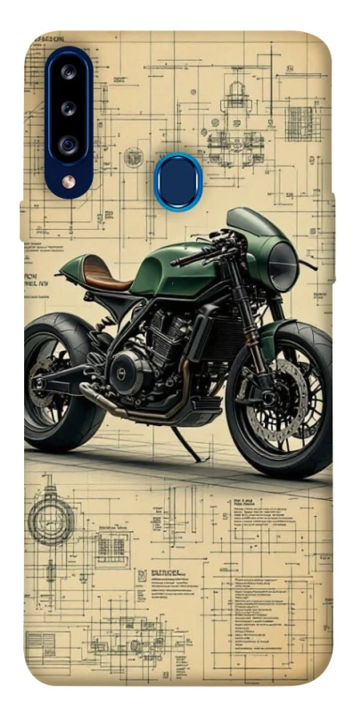 Чехол на Samsung Galaxy A20s Bike model фото 1 из 1