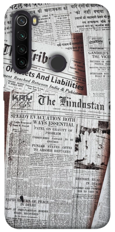 Чохол на Xiaomi Redmi Note 8T Газети фото 1 з 1