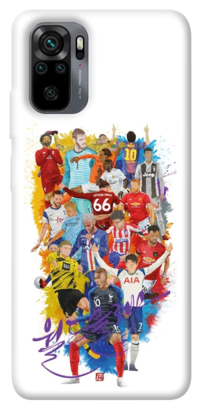 Чехол на Xiaomi Poco M5s Football Abstract v2 фото 1 из 1
