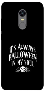 Чохол на Xiaomi Redmi 5 Plus / Redmi Note 5 (Single Camera) Halloween in my soul фото 1 з 1
