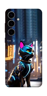 Чехол на Samsung Galaxy S25 Cyber cat фото 1 из 1