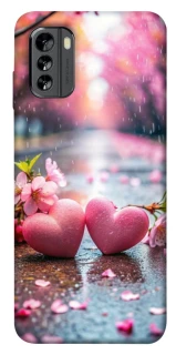 Чехол на Nokia G60 Pink heart фото 1 из 1