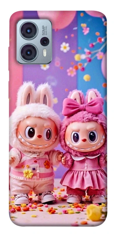 Чохол на Motorola Moto G23 Labubu twins ver.2 фото 1 з 1