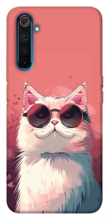 Чохол на Realme 6 Pro Сat with glasses фото 1 з 1