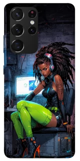 Чехол на Samsung Galaxy S21 Ultra Cyber girl фото 1 из 1