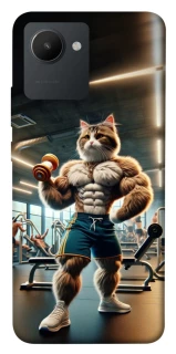 Чехол на Realme C30 Качок кот фото 1 из 1