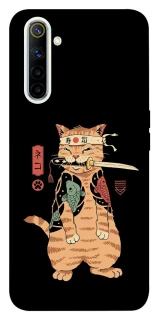 Чехол на Realme 6 Кот-самурай фото 1 из 1