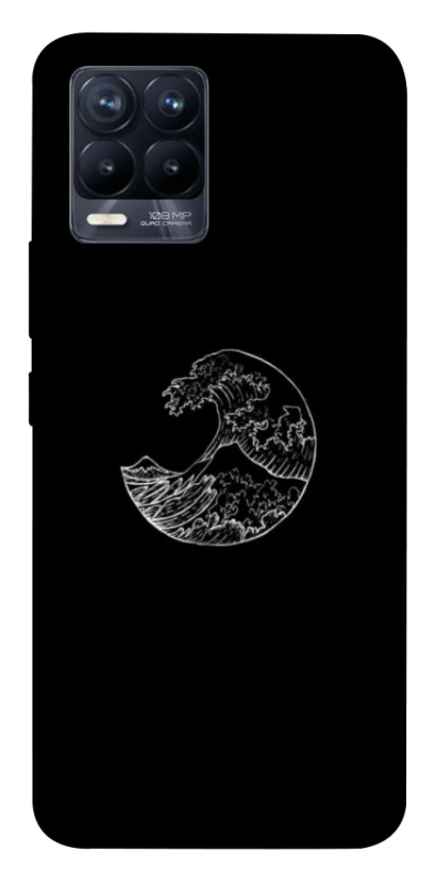 Чохол на Realme 8 Black tsunami фото 1 Чохол на Realme 8 Black tsunami фото 1 з 1