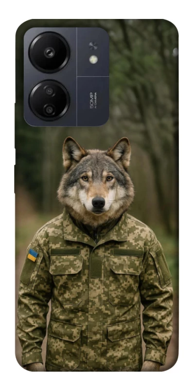 Чохол на Xiaomi Poco C65 Вовк захисник фото 1 з 1