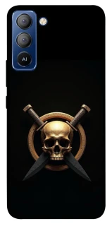 Чохол на TECNO Pop 5 LTE Golden Skull фото 1 з 1