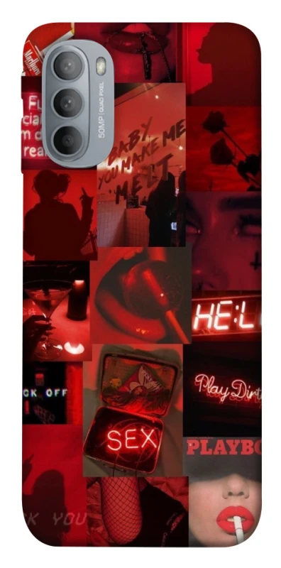 Чехол на Motorola Moto G31 Love collage ver.3 фото 1 из 1