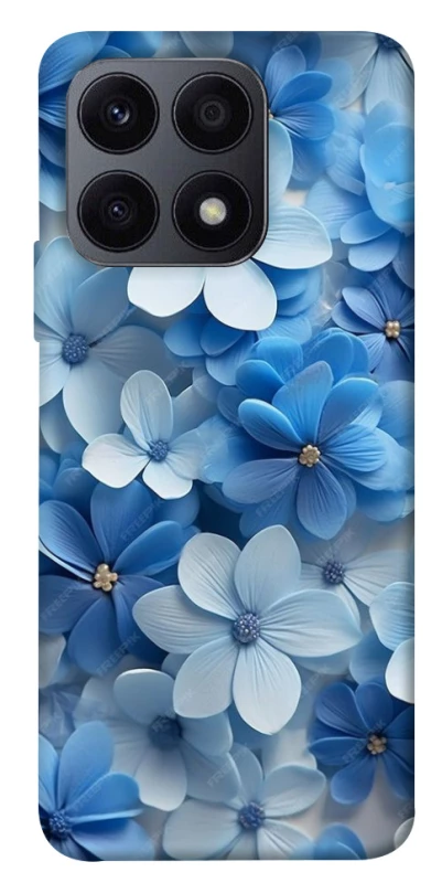 Чохол на Huawei Honor X8a Сині квіти фото 1 з 1