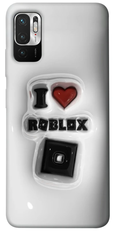 Чохол на Xiaomi Poco M3 Pro 4G / 5G I love Roblox фото 1 з 1