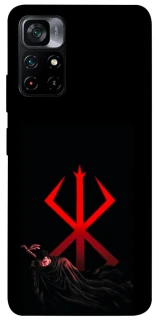 Чохол на Xiaomi Poco M4 Pro 5G Berserk Red Logo фото 1 з 1