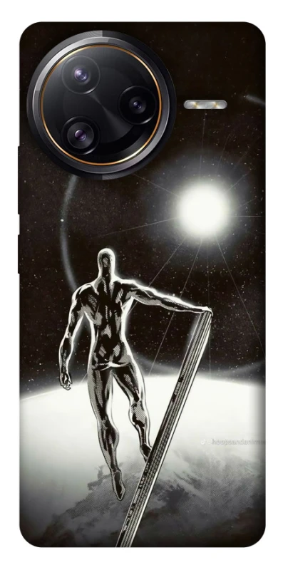 Чохол на Xiaomi Poco F7 Pro Срібний серфер фото 1 з 1