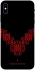 Чохол на Apple iPhone X (5.8") Чорно-червона вишиванка фото 1 з 1