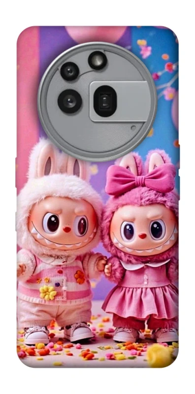 Чохол на Nothing Phone (3a) Pro Labubu twins ver.2 фото 1 з 1