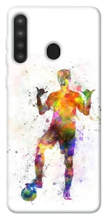 Чехол на Samsung Galaxy A21 Football Player v3 фото 1 из 1