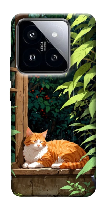 Чохол на Xiaomi 14 Pro red cat фото 1 з 1