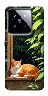 Чехол на Xiaomi 14 Pro red cat фото 1 из 1