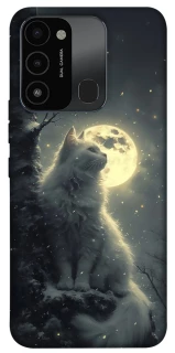 Чехол на TECNO Spark 8C Кот под луной фото 1 из 1