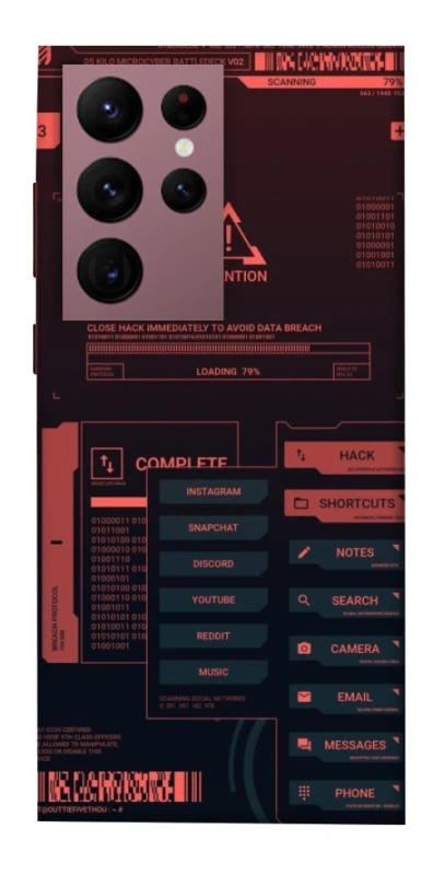 Чохол на Samsung Galaxy S22 Ultra Attention фото 1 з 1