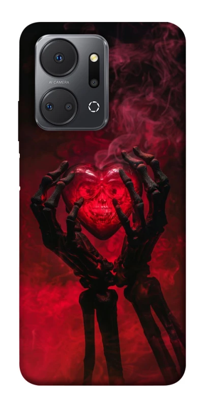 Чохол на Huawei Honor X7a Heart in the hands of a skeleton фото 1 з 1