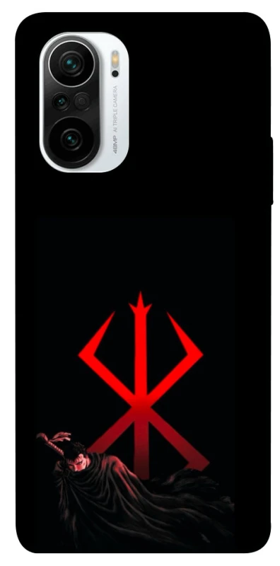 Чохол на Xiaomi Redmi K40 / K40 Pro / K40 Pro+ / Poco F3 Berserk Red Logo фото 1 з 1