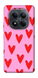Чехол на Xiaomi Redmi Note 15 Pro 4G Red hearts 2 фото 1 из 1