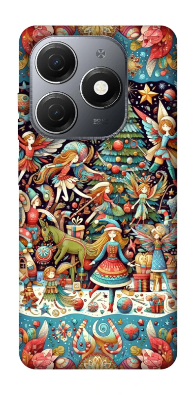 Чехол на TECNO Spark 20 Christmas spirit ver.17 фото 1 из 1
