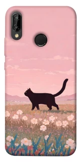 Чохол на Huawei P20 Lite cat on a field фото 1 Чохол на Huawei P20 Lite cat on a field фото 1 з 1