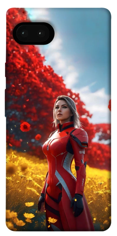 Чехол на Google Pixel 7a Cyber space girl ver.5 фото 1 из 1