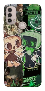 Чехол на Motorola Moto E40 Dandy World Shelly Art фото 1 из 1