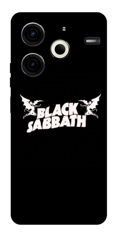 Чохол на TECNO Pova 6 Neo (LI6) Black Sabbath logo ver.2 фото 1 з 1
