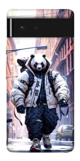 Чехол на Google Pixel 6 Панда курьер фото 1 из 1